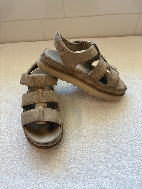 UGG Shoes - UGG Women's Goldenstar Strap Sandals (Style 1137890) Driftwood 8.5